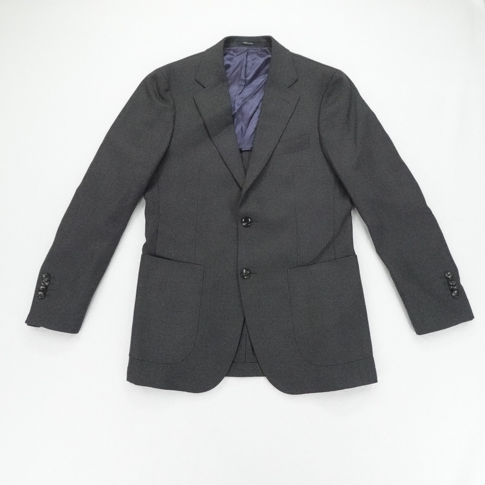 Suitsupply Havana HL Sport Coat Mens 36R Charcoal Grey Wool Slim Fit Blazer